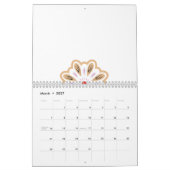Mandala Blume Art Print | Boho Decor Kalender (Mär 2027)