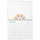 Mandala Blume Art Print | Boho Decor Kalender (Jan 2027)