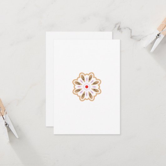 Mandala Blume Art Print | Boho Decor Karte (Vorderseite/Rückseite Beispiel)