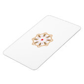 Mandala Blume Art Print | Boho Decor Magnet (Linke Seite)