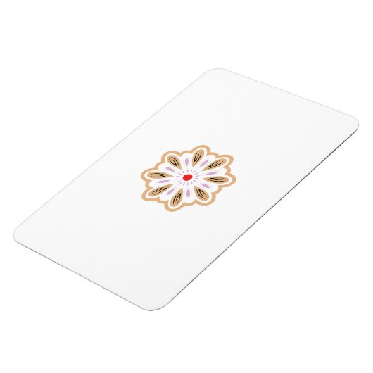 Mandala Blume Art Print | Boho Decor Magnet (Linke Seite)