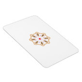 Mandala Blume Art Print | Boho Decor Magnet (Rechte Seite)