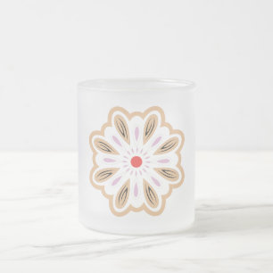 Mandala Blume Art Print Boho Decor Mattglastasse