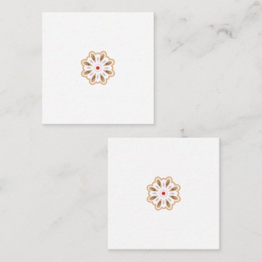 Mandala Blume Art Print | Boho Decor Mitteilungskarte (Vorne/Hinten)