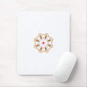 Mandala Blume Art Print | Boho Decor Mousepad (Mit Mouse)