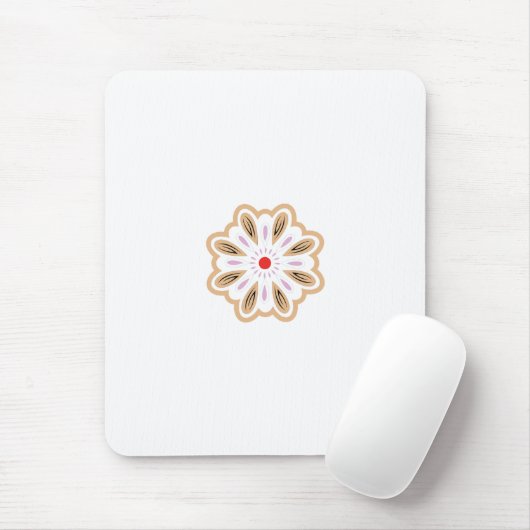 Mandala Blume Art Print | Boho Decor Mousepad (Mit Mouse)