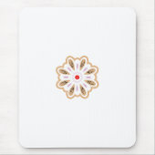 Mandala Blume Art Print | Boho Decor Mousepad (Vorne)