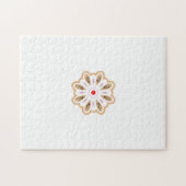 Mandala Blume Art Print | Boho Decor Puzzle (Horizontal)