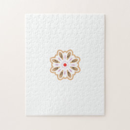 Mandala Blume Art Print | Boho Decor Puzzle