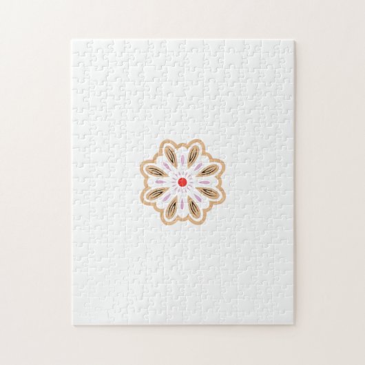 Mandala Blume Art Print | Boho Decor Puzzle (Vertikal)