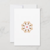 Mandala Blume Art Print | Boho Decor Save The Date (Vorderseite)