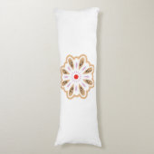 Mandala Blume Art Print | Boho Decor Seitenschläferkissen (Vorderseite Vertikal)