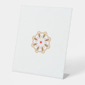 Mandala Blume Art Print | Boho Decor Sockelschild (Vorderseite)