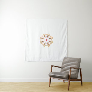 Mandala Blume Art Print Boho Decor Wandteppich