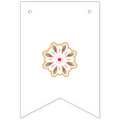 Mandala Blume Art Print | Boho Decor Wimpelkette (Zweite Fahne)