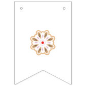 Mandala Blume Art Print | Boho Decor Wimpelkette (Dritte Fahne)