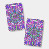 Mandala Blume Ausweis (Vorder- & Rückseite)
