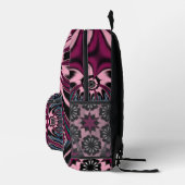 Mandala-Blume Bedruckter Rucksack (Rechts)