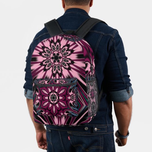 Mandala-Blume Bedruckter Rucksack (Insitu (Modell))