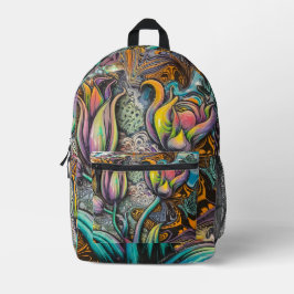 Mandala Blume Bedruckter Rucksack