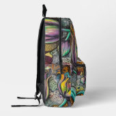 Mandala Blume Bedruckter Rucksack (Links)