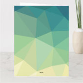 Mandala Blume Boho Ethnic Design Karte (Rückseite)