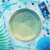 Mandala Blume Boho Inspiration Pappteller (Party)