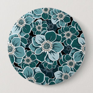 Mandala Blume Button