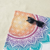 Mandala Blume der Lebenssonne Strandtuch (Beispiel)