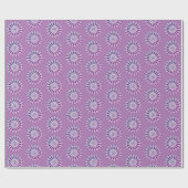 Mandala Blume Design Pattern Geschenkpapier (Flach)