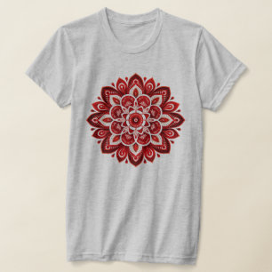 Mandala / Blume Design T-Shirt