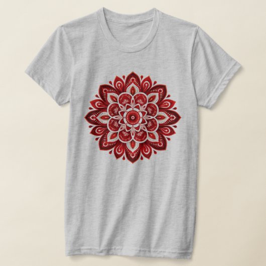 Mandala / Blume Design T-Shirt (Ablage )