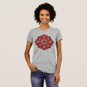 Mandala / Blume Design T-Shirt (Vorne ganz)