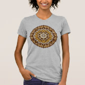 Mandala / Blume Design T-Shirt (Vorderseite)