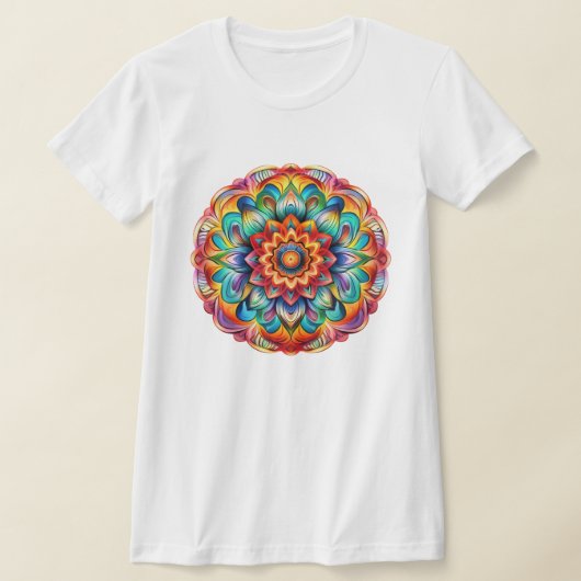 Mandala / Blume Design T-Shirt (Ablage )