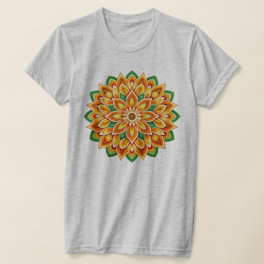 Mandala / Blume Design T-Shirt (Ablage )
