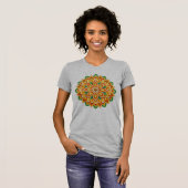 Mandala / Blume Design T-Shirt (Vorne ganz)