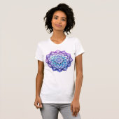 Mandala / Blume Design T-Shirt (Vorne ganz)
