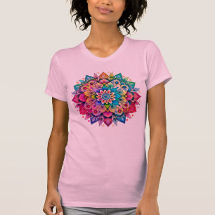 Mandala / Blume Design T-Shirt