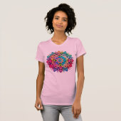 Mandala / Blume Design T-Shirt (Vorne ganz)