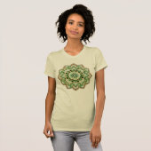 Mandala / Blume Design T-Shirt (Vorne ganz)
