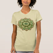 Mandala / Blume Design T-Shirt (Vorderseite)