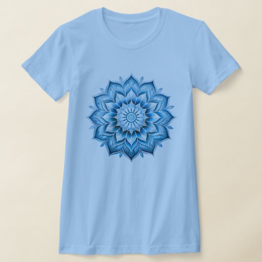 Mandala / Blume Design T-Shirt (Ablage )