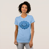 Mandala / Blume Design T-Shirt (Vorne ganz)