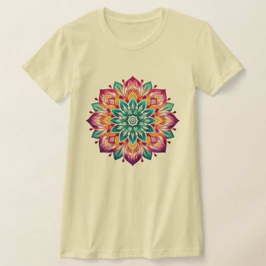 Mandala / Blume Design T-Shirt (Ablage )