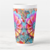 Mandala Blume Design Tasse (Vorderseite)