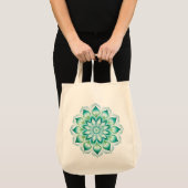 Mandala / Blume Design Tragetasche (Vorderseite (Produkt))