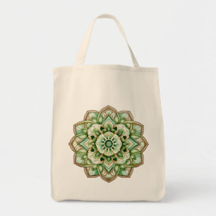 Mandala / Blume Design Tragetasche