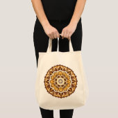 Mandala / Blume Design Tragetasche (Vorderseite (Produkt))
