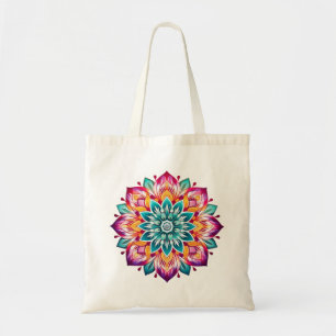 Mandala / Blume Design Tragetasche